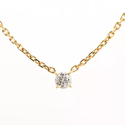 Auth Cartier Love Support Necklace 0.24ct Diamond 18k Yellow Gold L 38cm F/s • $1641.97