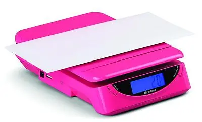 Brecknell  PS25 Electronic Portable Postal Parcel Scale 25 Lb X 0.2 Oz Pink • $44