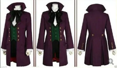 Black Butler Purple Full Set Uniform Alois Trancy Cosplay Costume • $45.99