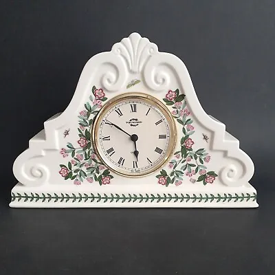 £69.99 • Buy Extra Large Portmeirion Botanic Garden Mantel Clock 32cm Wide 