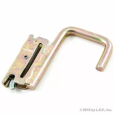 Square J Hook For E Track System Trailer Flatbed Helmet Jacket Rack Motorcycle • $16.59