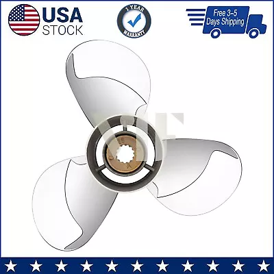 10 3/8 X 14 Stainless Steel Outboard Boat Propeller Fit Mercury 40-60HP 13tooth • $162.75