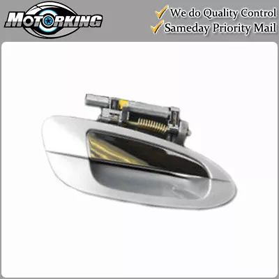 Exterior Door Handle Rear Right For 02-06 Nissan Altima K12 Silver Chrome B4049 • $27.99