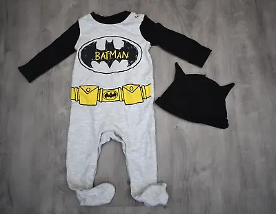 Baby Boysbatman Age 6-9 Months Halloween Fancy Dress Costume • £4
