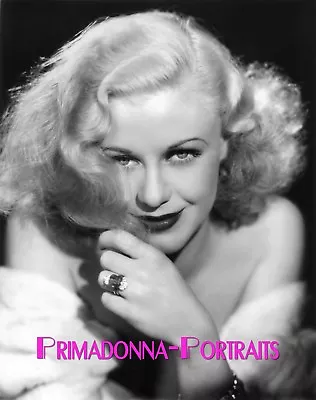 GINGER ROGERS 8X10 Lab Photo B&W 1935 Rare Come-Hither Close-Up By JOHN MIEHLE • $14.99