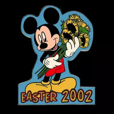 Auctions Easter 2002 Mickey Holding Sunflowers LE 100 Disney Pin 10660 • $32.95