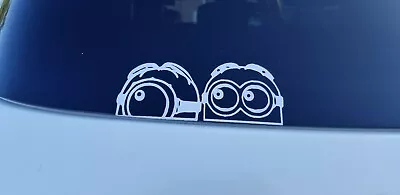 Vinyl Window Decals For Cars Truck Laptop Toolbox Minions Funny Sticker JDM Euro • $3.75