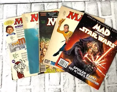 MAD Magazine Paperback Books Star Wars Leonard Nimoy Jaws  Lot Of 5 • $19.99