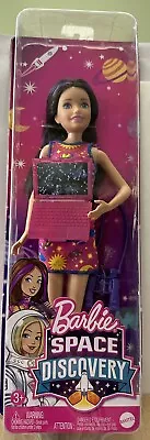 Barbie Space Discovery Skipper Doll: Pink Planetary Dress Laptop Binocular NEW • $51.30