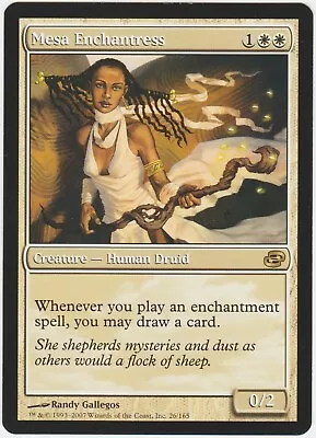 Magic The Gathering X1 Mesa Enchantress Planar Chaos White Rare Creature NM • $2.49