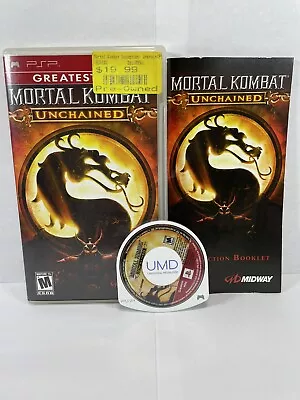 Mortal Kombat: Unchained PSP (Sony PSP 2006) Complete CIB TESTED! • $29.99