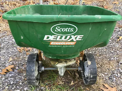 Scotts Deluxe Edgeguard Broadcast Spreader Seeder Lawn Grass Fertilizer LPUO • $18.65