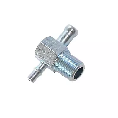 Intake Manifold Vacuum T Fitting Zinc Plated 3/8  NPT Thread To 1/4  3/8  Nipple • $11.34