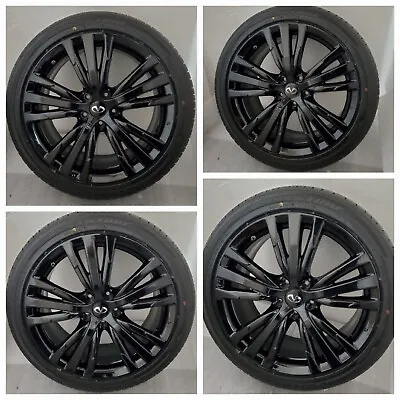 New Tires + Original 19  Infiniti Q50 Q60 Wheels Black Rims Nissan G37 $2485 Obo • $2485
