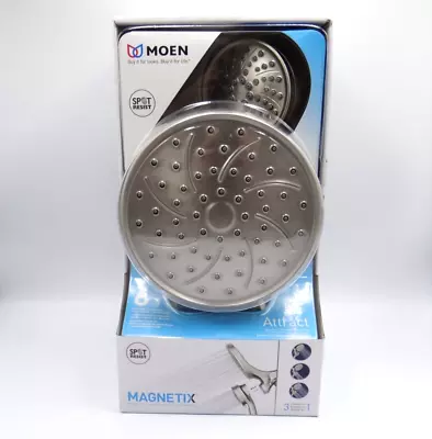 MOEN Attract 6-spray. Dual Shower Head Adjustable Handheld Brushed Nickel New • $60