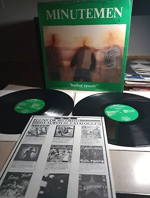 Minutemen Ballot Result Vinyl LP 2 Disc 1986 SST 068 Records Mike Watt • $40