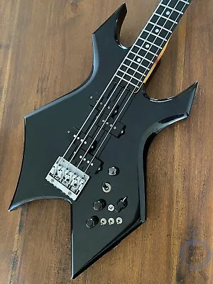 BC Rich Warlock Bass Black VARITONE MIJ 1988 NJ RARE • $1750