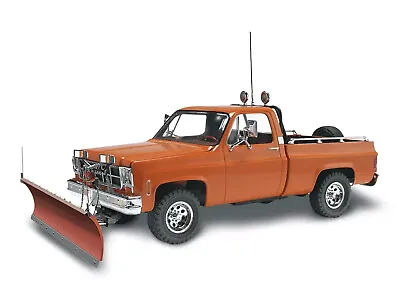 Level 4 Model Kit GMC Pickup Truck With Snow Plow 1/24 Scale Model By Revell • $43.99