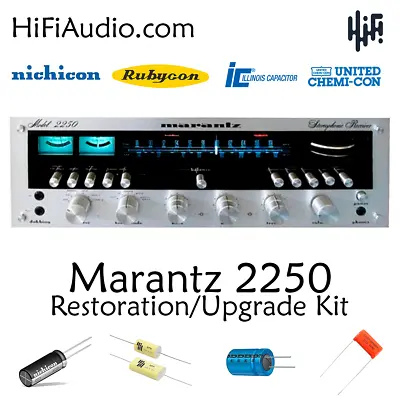 Marantz 2250 Rebuild Restoration Recap Service Kit Repair Capacitor • $155