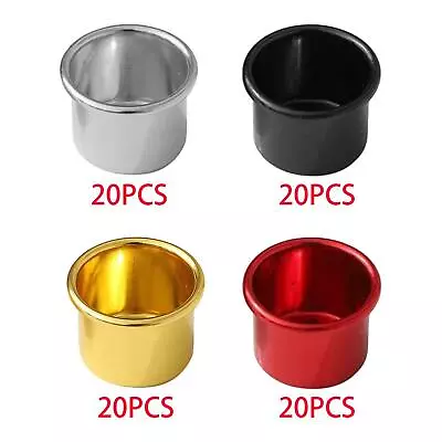 20x Metal Candlestick Candle Cup Candle Making Candle Bowl Pillar Candle Holder • £6.19