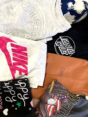 Girls 8 Pce Labels Tee Tank Bundle Camilla & Marc Ghanda Nike Adidas AUS 10 - 12 • $29