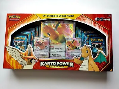 2016 Pokemon Evolutions Dragonite Kanto Power Collection - 10 Packs & 3 HOLO EX • $239.89