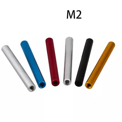 £4.20 • Buy Aluminum Alloy Round Threaded Standoff Spacer Sleeve Rod M2 Long Nuts Connector