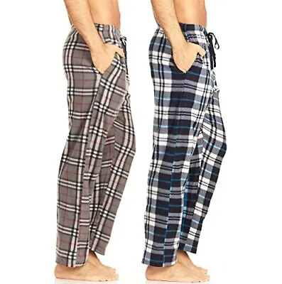 DARESAY Mens Microfleece Pajama Pants/Lounge Wear With Pockets - 2 Pack • $24.99