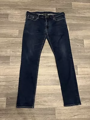 Emporio Armani J06 Men’s Denim Jeans Slim Fit. Stretch Navy Blue W36 L32 • £9.50