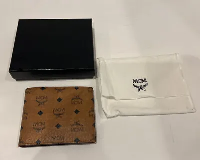MCM Bifold Wallet Cognac Brown - Used Condition Men’s - FREE SHIPPING • $199.99