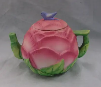 $17.99 • Buy Vtg 1995 Avon Season's Treasures Miniature Teapot Collection - Peony W/ Bluebird