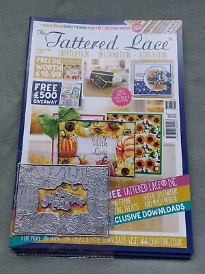 Tattered Lace Magazine Issue 70 With Autumn Frame Die • £2