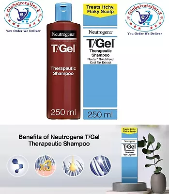 Neutrogena T/Gel Therapeutic Shampoo Treatment For Itchy Scalp And Dandruff 250m • £9.99