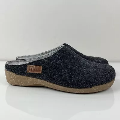 Taos Women’s Woollery Gray Slip On Mule Comfort Clogs Size 39 (8-8.5) Spain • $49.99