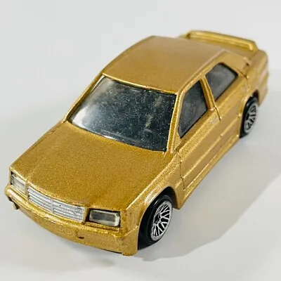 Vintage Hot Wheels Mercedes Benz RCS30 Gold Diecast Toy Car GOOD SHAPE • $4.99