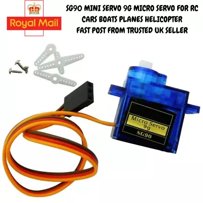 £4.49 • Buy Mini SG90 SG-90 Gear 9g Micro Servo For RC Airplane Helicopter Car Boat Robot