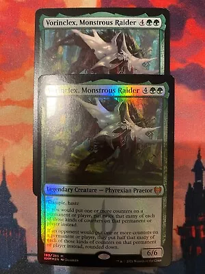 MTG Kaldheim Vorinclex Monstrous Raider X 2 One Foil • $100