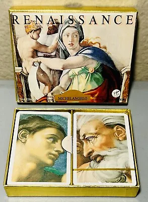 Renaissance Michelangelo Playing Cards Piatnik No. 2286 2 Decks 1 Sealed Vintage • $11.69