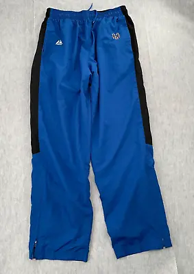 New York Mets Pants Adult Large Blue Coach Guy Conti Lined Drawstring Mens L • $49.96