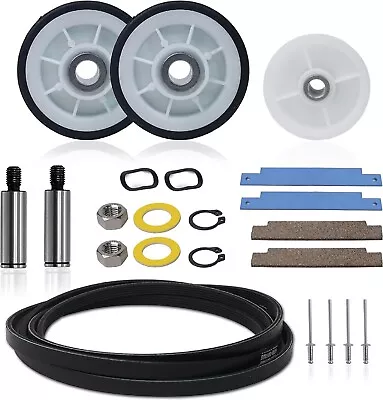 AZ4U Dryer Repair Kit Drum Rollers Replace For Maytag Neptune 3000 Series • $37.99