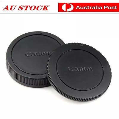 Canon Body Cap + Rear Lens Cap For Canon EOS M Mount EOS M M6 M50 M100 • $7.25