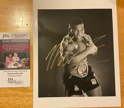 Mike Tyson Signed Autographed 8x10 Photo JSA COA Boxing • $89.99