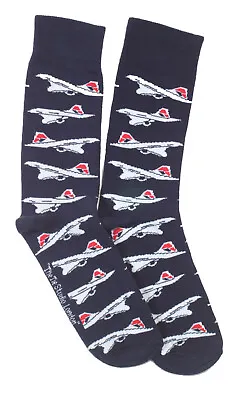 £6.99 • Buy Concorde Aircraft Pilot Plane Compass Comfortable Well Made Socks Perfect Gift