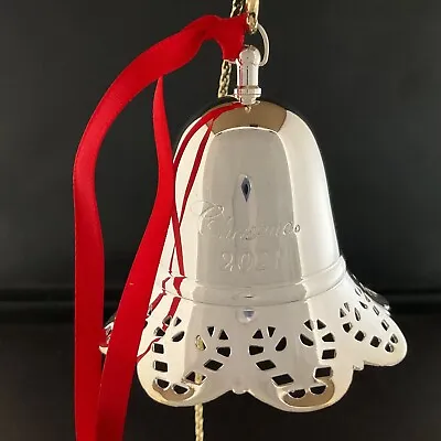 New Towle 2021 Silverplate Musical Bell Ornament #11386  • $22.94