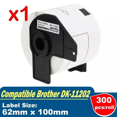 1 Roll Compatible For Brother DK-11202 Large Shipping Label QL-500W QL-570 QL700 • $16.90