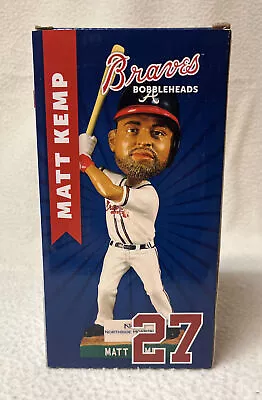 Matt Kemp Atlanta Braves 2017 Bobblehead MLB Baseball SGA • $21.98