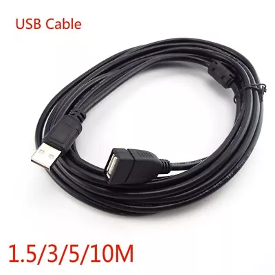 $7.69 • Buy 1.5/3/5/10M USB 2.0 Male To Female Extension Data Charger Cable Cord Adapter M/F