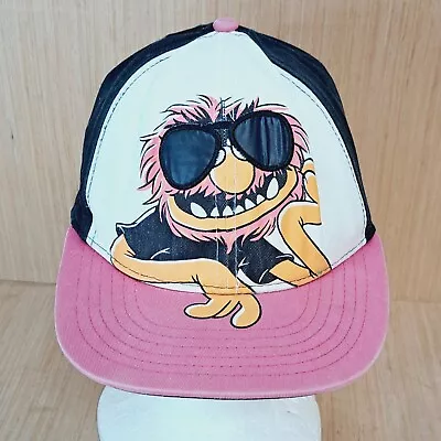 Disney The Muppets Animal Snapback Cap Hat Pink Black White Kids Youth • $7.99