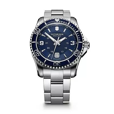 Victorinox Wristwatch Maverick 241602 Blue Dial Stainless Steel Japan Genuine • $725.24