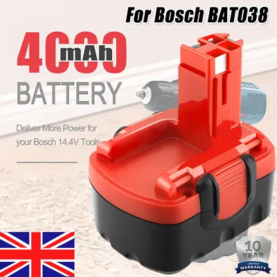 £12.59 • Buy 4.0Ah For Bosch 14.4V Battery BAT038 BAT040 BAT140 2607335533 GSR GDS PSR1440 OH